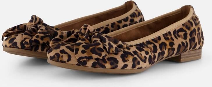 Tamaris Ballerina's van leer met strikdetail - Foto 2