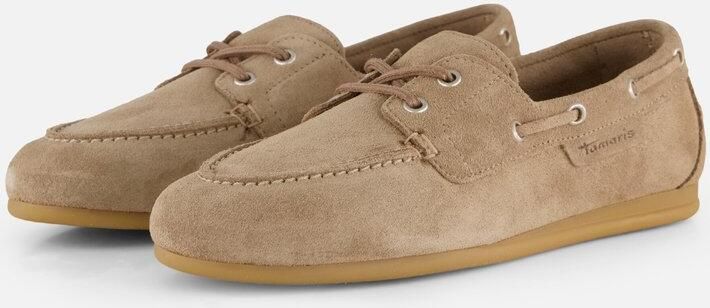 Tamaris dames leren mocassin 1-23602-44-341 instapschoen voor dames Beige - Foto 3