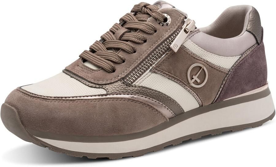 Tamaris Lage Damessneaker 1-23726-43-344 Dames Taupe