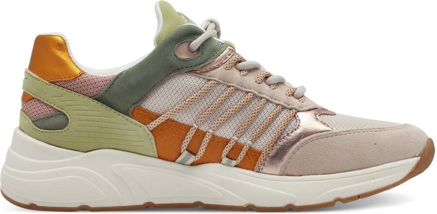 Tamaris lage damessneaker 1-23762-44 608 dames M2376244 Orange Comb