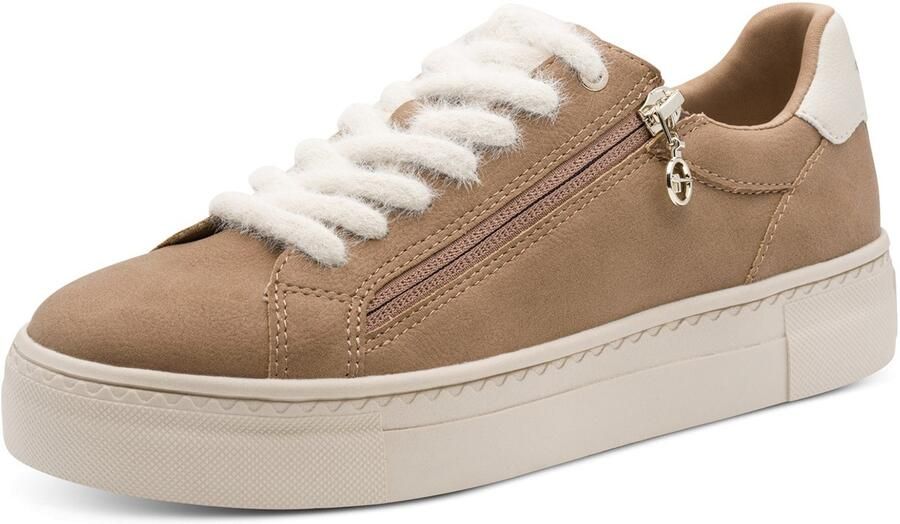 Tamaris lage toptrainers 1-23313-41-310 damesschoenen vegan bruin