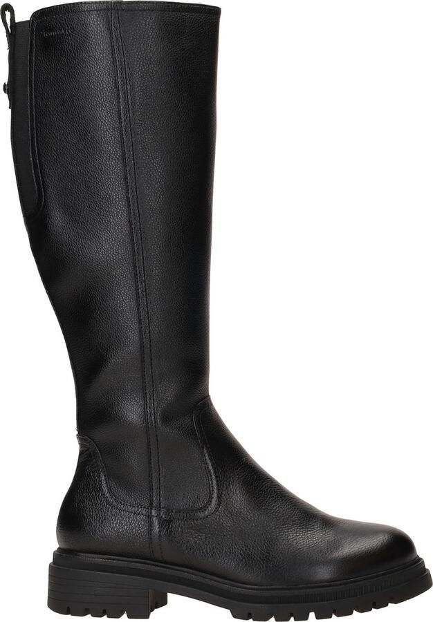 Tamaris Laarzen blokhak lange laars met stretchfunctie op de schacht