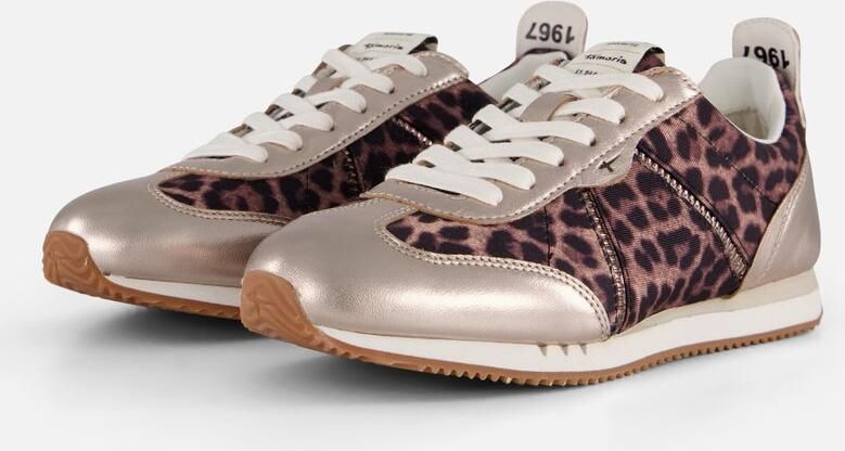 Tamaris Leopard Sneakers beige Textiel Dames - Foto 2