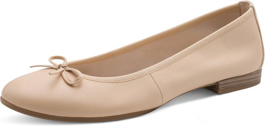 Tamaris leren ballerina 1-22116-41- 251 damesschoenen M2211641 Beige - Foto 2