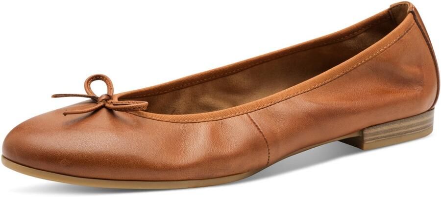 Tamaris Ballerina's Feestelijke schoen trouwschoen flats met mooie metallic glans - Foto 3