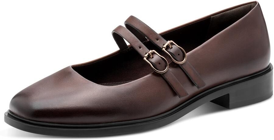 Tamaris leren ballerina 1-22131-45 001 dames damesschoenen M2423145 zwart