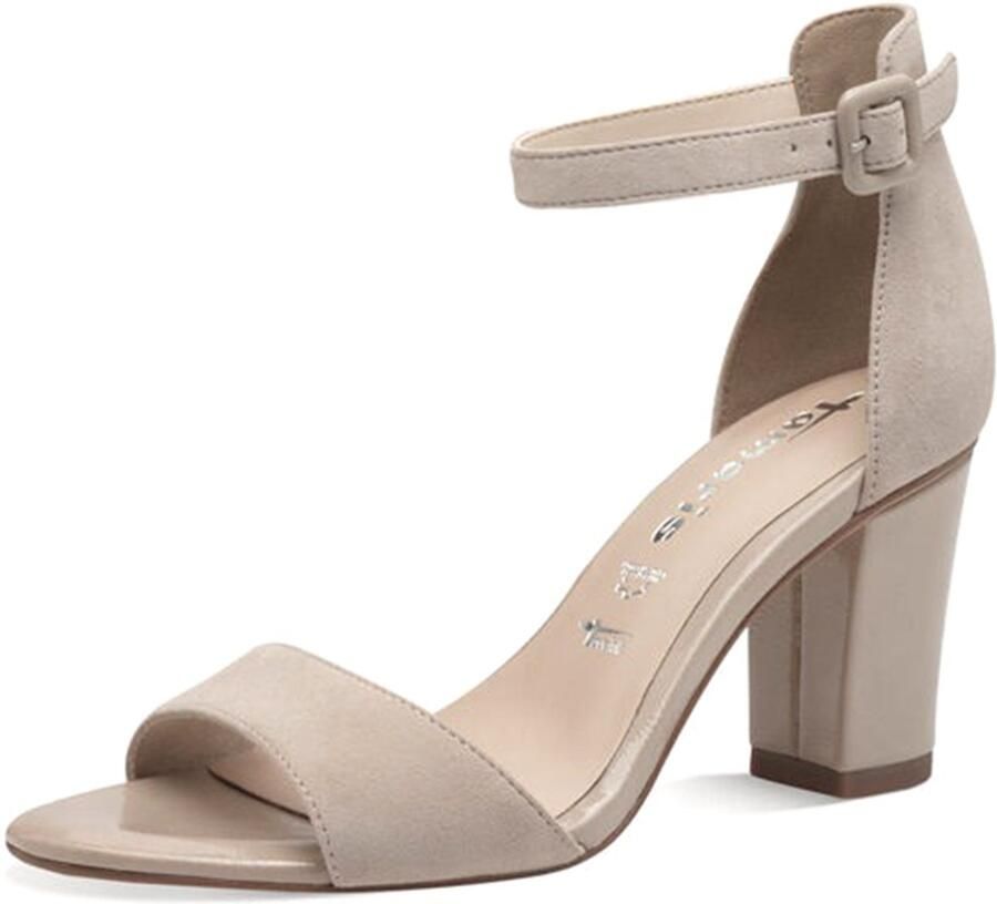 Tamaris leren damessandaal 1-28326-42 201 damesschoenen M2832642 grijs - Foto 2