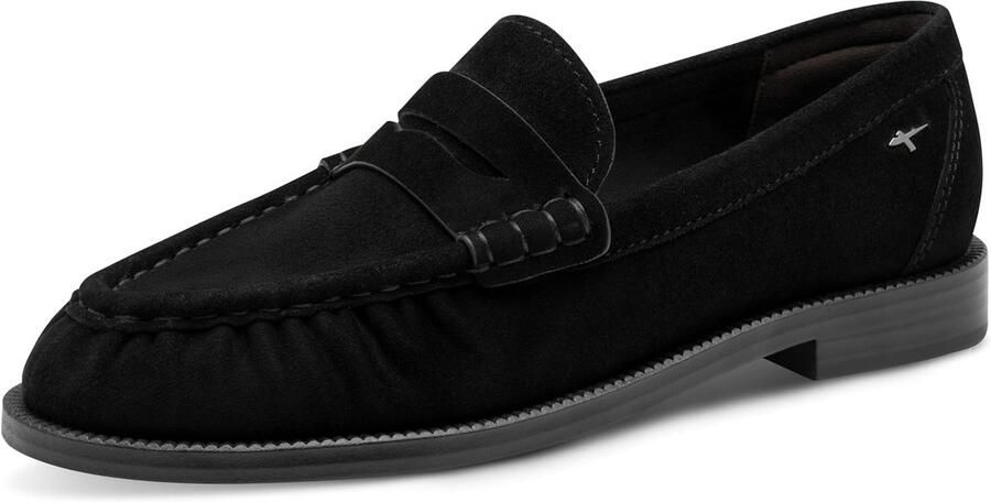 Tamaris leren damesslippers 1-24251-47-001 damesschoenen zwart