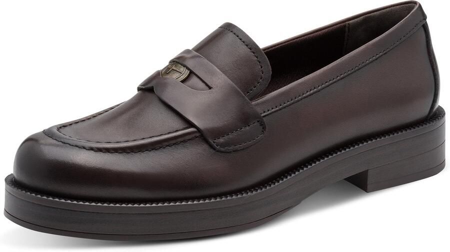 Tamaris leren damesslippers 1-24354-47-304 Loafers voor dames bruin