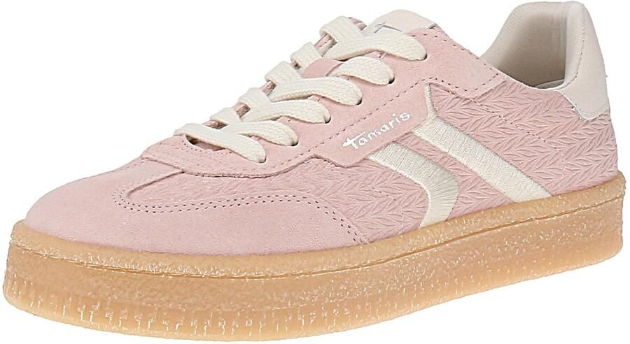 Tamaris Plateausneakers vrijetijdsschoen halfschoen veterschoen met gepolsterde schacht - Foto 3