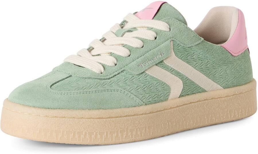 Tamaris leren damestrainers 1-23723-44 779 Lage damesschoen M2372344 Blauw - Foto 2