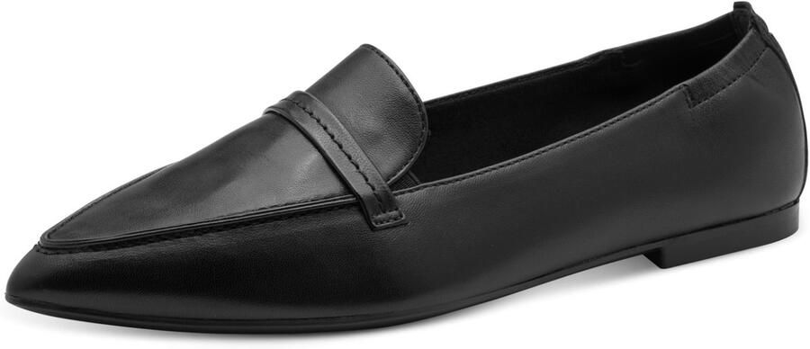 Tamaris leren instappers dames 1-24237-46-001 Damesschoenen Lage schoen Zwart