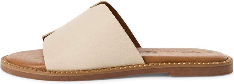 Tamaris leren muiltje 1-27135-42 418 damesschoenen slip-on M2713542 beige - Foto 2