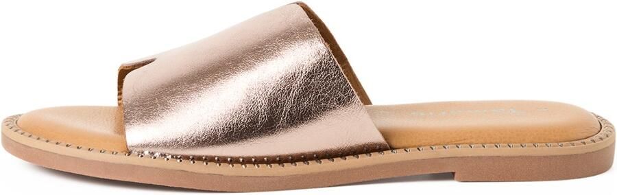 Tamaris leren muiltje 1-27135-42 915 damesschoenen slip-on M2713542 metallic - Foto 4