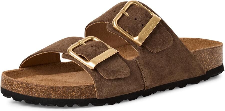 Tamaris leren muiltje 1-27543-42-355 damesschoenen M2753342 bruin - Foto 2