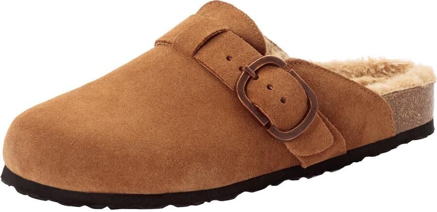 Tamaris Leren muiltjes 1-27601-45 305 Vrouwen Warme Voering M2760044 Bruin