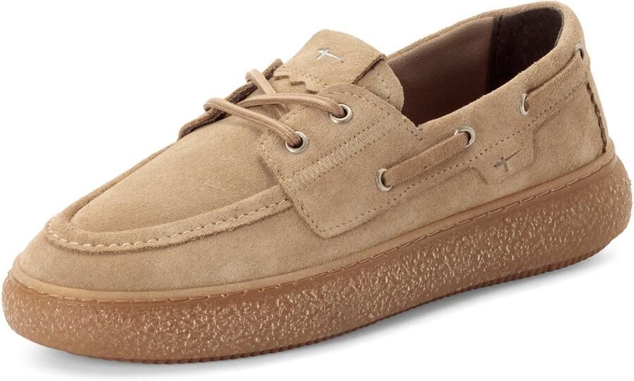 Tamaris Leren pantoffel 1-23744-45 341 Damesschoen M2374445 Taupe