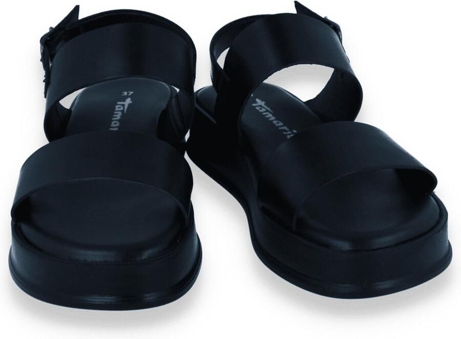 Tamaris Zwarte Casual Platte Sandalen voor Vrouwen Black Dames - Foto 2
