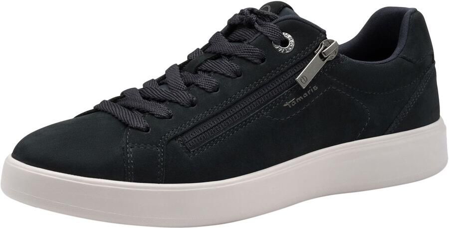 Tamaris Plateausneakers vrije tijd schoen lage schoen veterschoen met sierstiksels