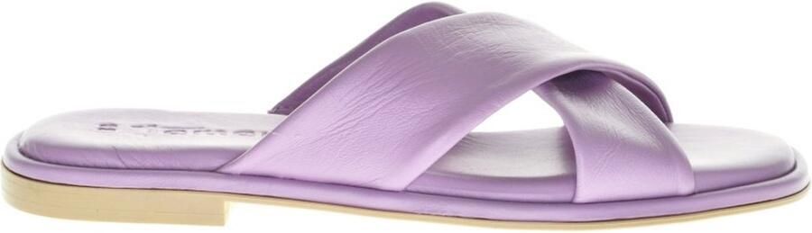 Tamaris Lila Instapper Kruisband Leder Zacht Voetbed