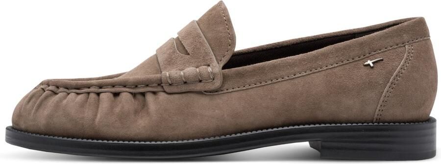 Tamaris leren sslippers 1-24251-47-341 beige - Foto 3