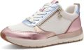 Tamaris Sneakers met sleehak Almina vrijetijdsschoen halfschoen in smalle vorm vegan verwerking - Roze