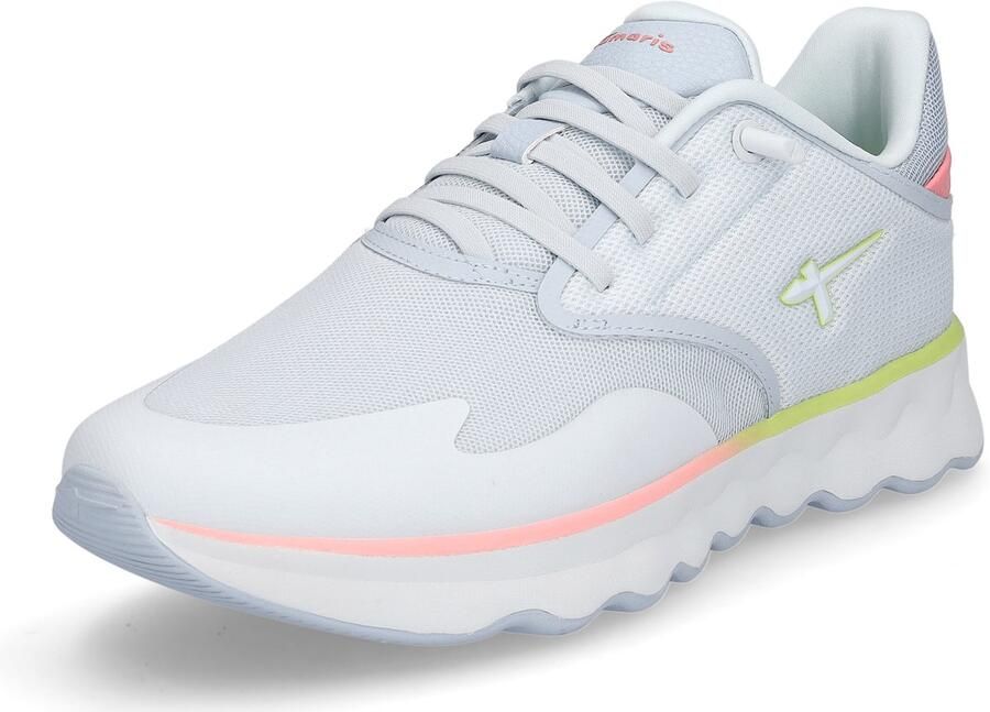 Tamaris NOWANA damestrainers 1-23700-44 895 lage damesschoenen vegan lichtblauw