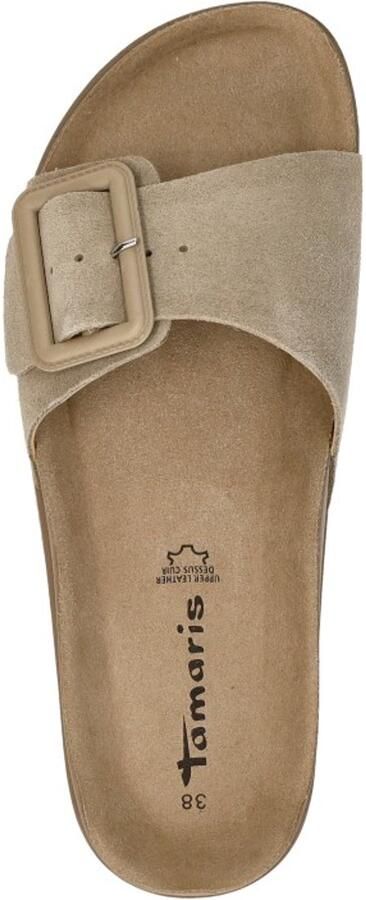 Tamaris dames leren muiltjes 1-27501-46-341 damesschoenen beige - Foto 3