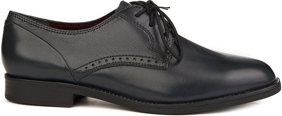 Tamaris oxford schoenen natuurlijk lederen marineblauw zln