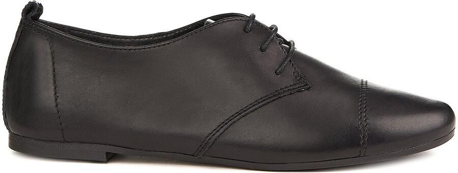 Tamaris Oxford Schoenen Natuurlijk Leer Zwart