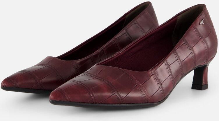 Tamaris 1-22351-47 552 Merlot Croco Pump Elegante Damespumps
