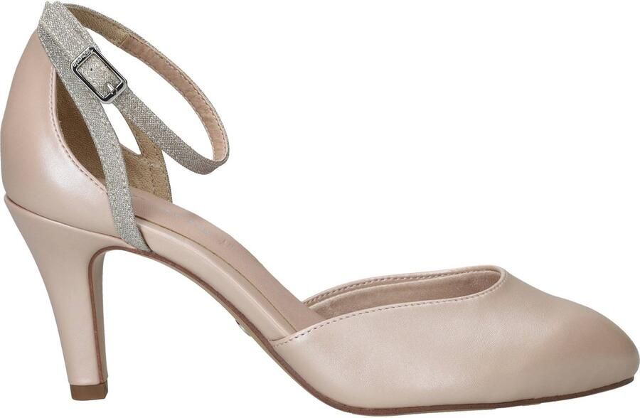 Tamaris leren pumps 1-22401-42 117 dames damesschoenen M2240142 White Leather - Foto 4