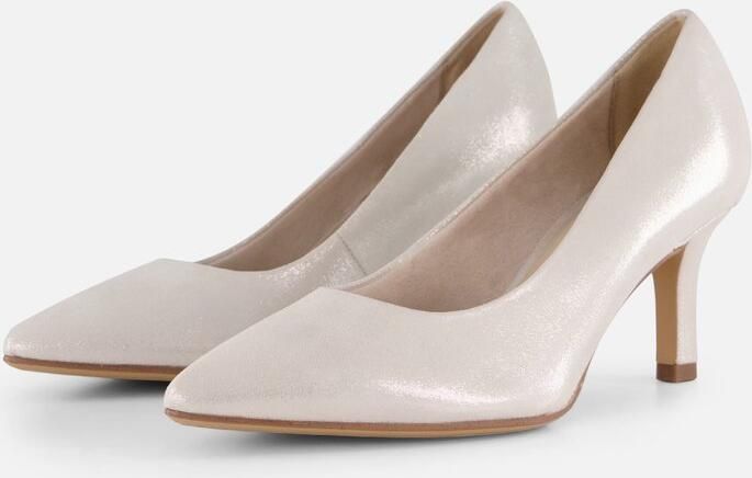 Tamaris Pumps zilver Leer Dames