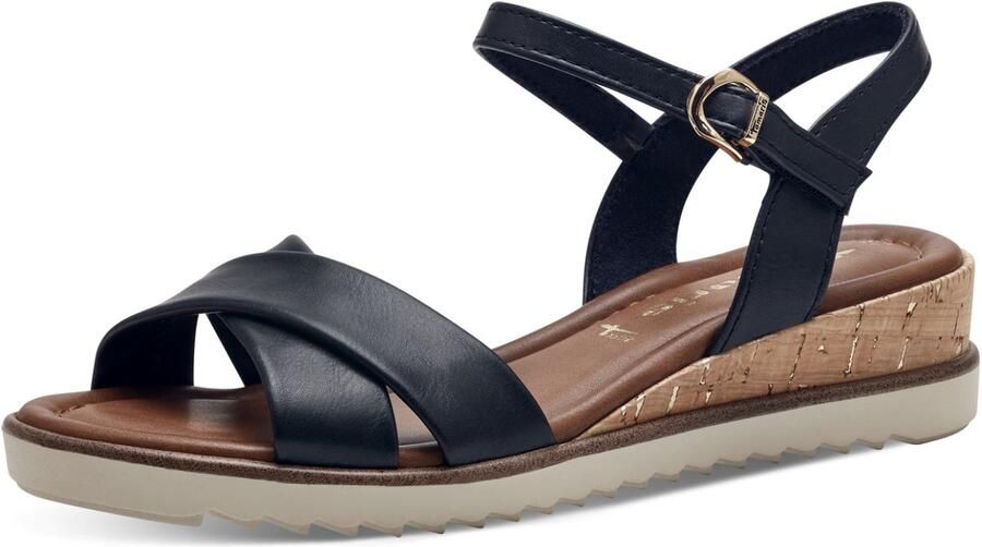 Tamaris sandaal 1-28106-42-805 damesschoenen vegan Donker Blauw - Foto 2