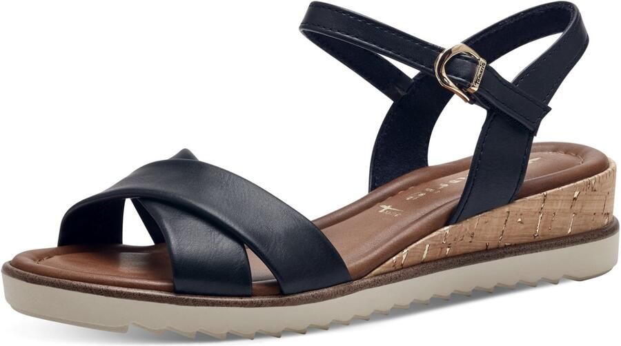 Tamaris sandaal 1-28106-42-805 damesschoenen vegan Donker Blauw - Foto 2
