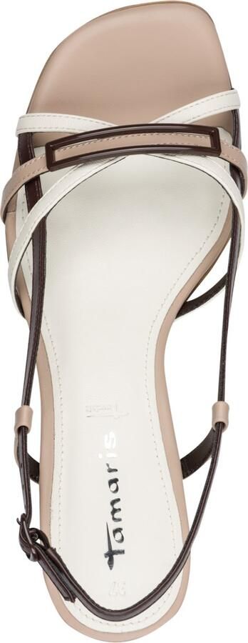 Tamaris Sandaal Offwhite Bruin