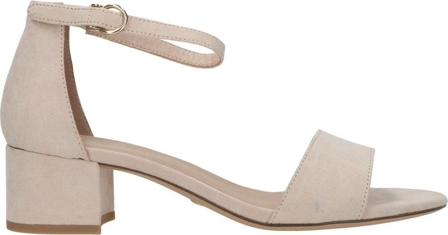 Tamaris Naakt elegante open hoge hiel sandalen Beige Dames