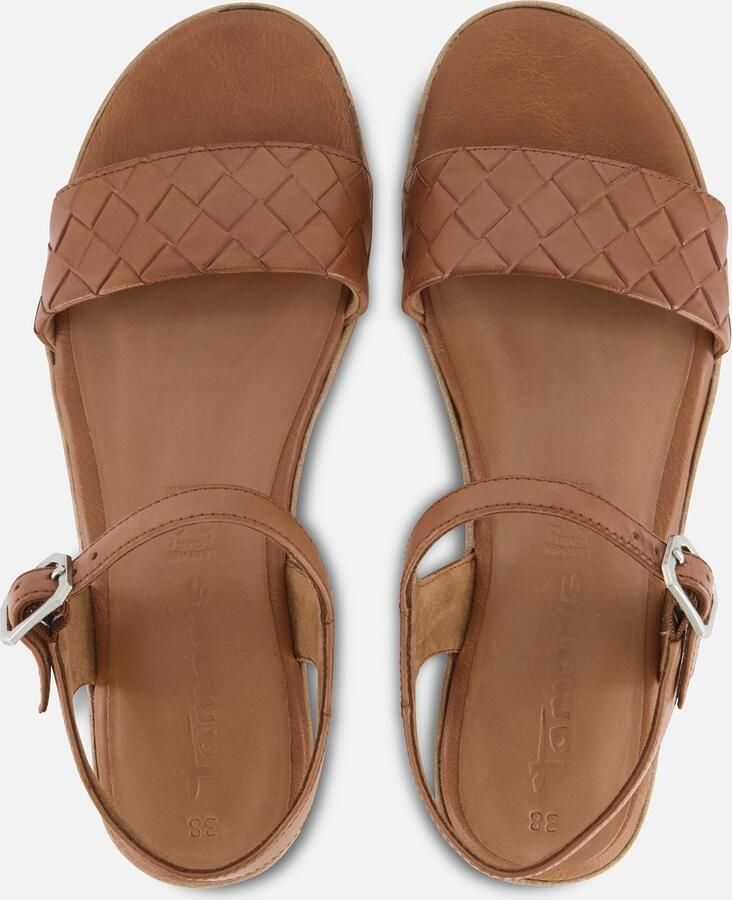 Tamaris 1-28216-20 440 Sandaal cognac - Foto 4