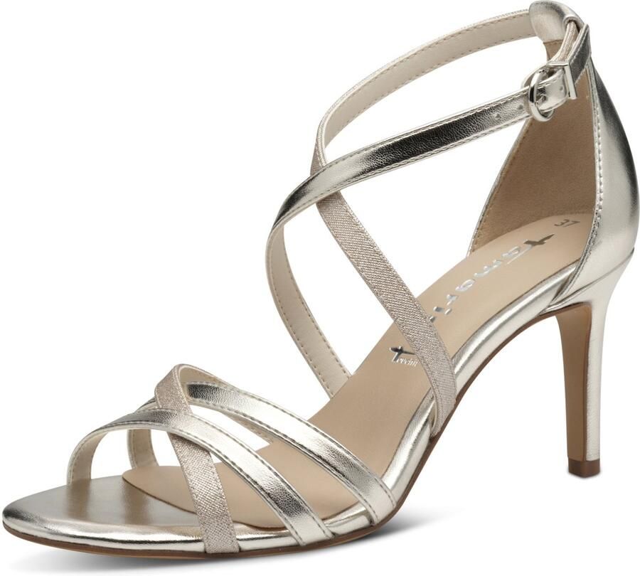 Tamaris sandalen dames 1-28382-42-957 damesschoenen stiletto Platinum - Foto 2