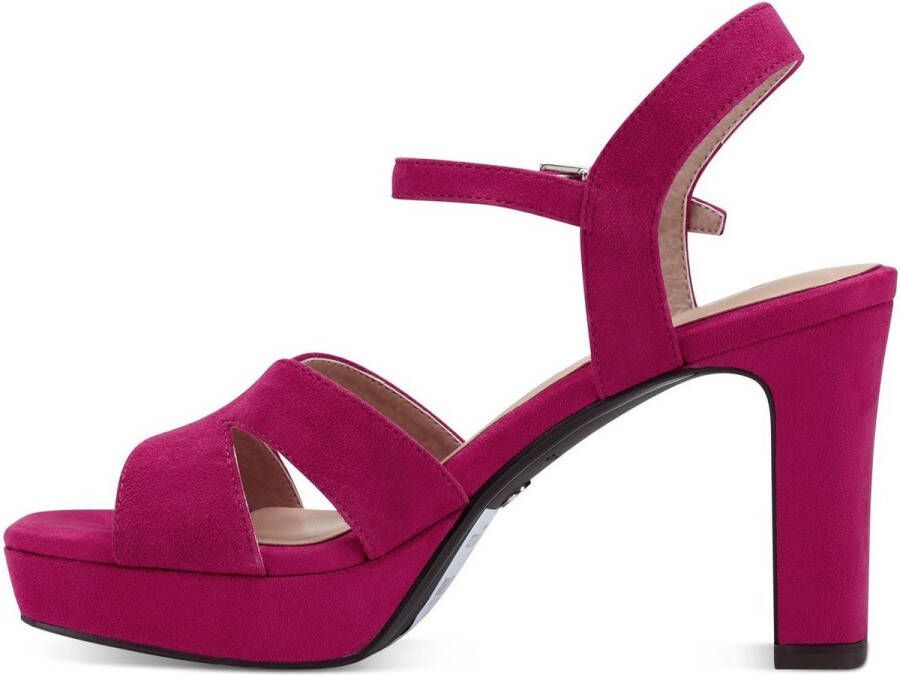 Tamaris Kleurrijke hoge hak sandalen met geavanceerde technologieën Pink Dames - Foto 6