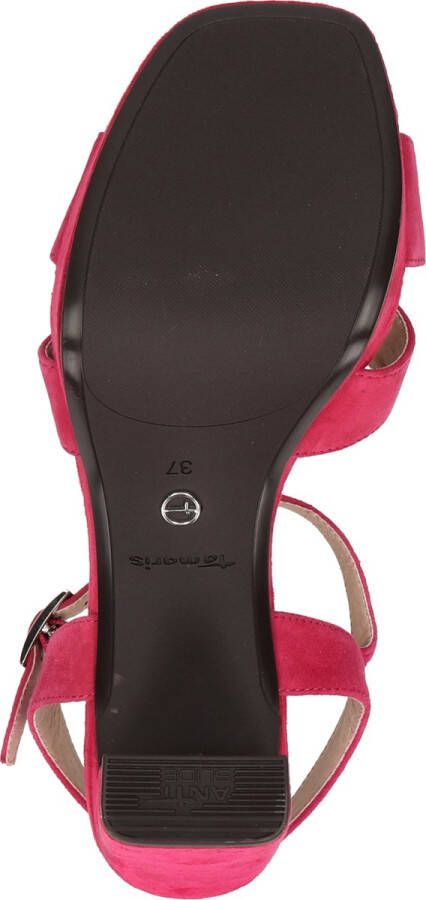 Tamaris Kleurrijke hoge hak sandalen met geavanceerde technologieën Pink Dames - Foto 15