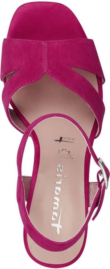 Tamaris Kleurrijke hoge hak sandalen met geavanceerde technologieën Pink Dames - Foto 18