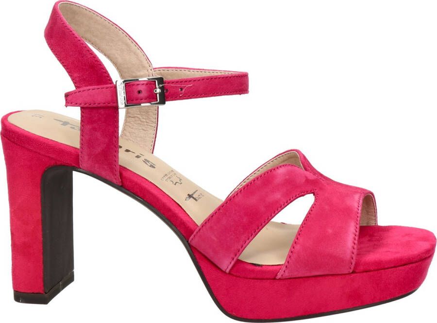 Tamaris Kleurrijke hoge hak sandalen met geavanceerde technologieën Pink Dames - Foto 7