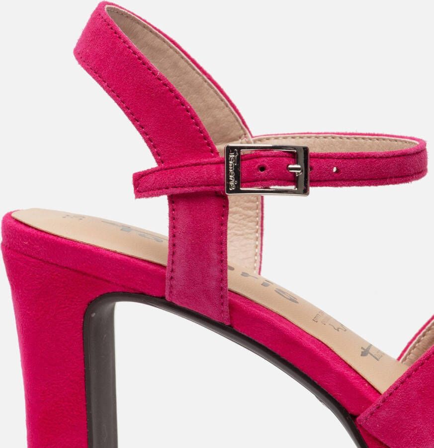 Tamaris Kleurrijke hoge hak sandalen met geavanceerde technologieën Pink Dames