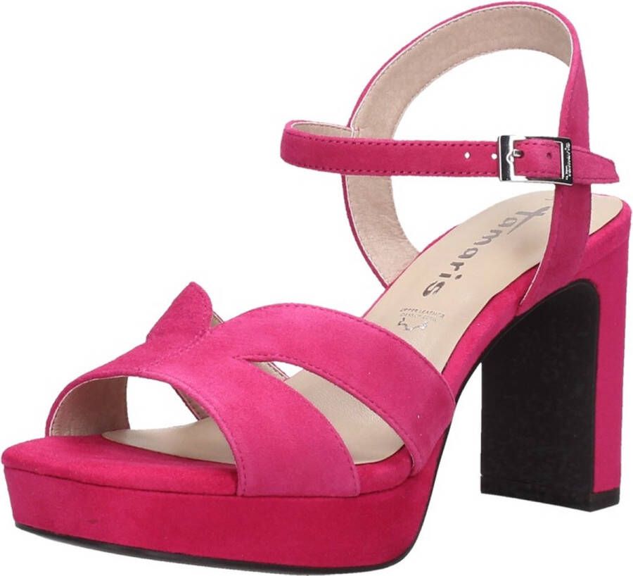Tamaris Kleurrijke hoge hak sandalen met geavanceerde technologieën Pink Dames - Foto 4
