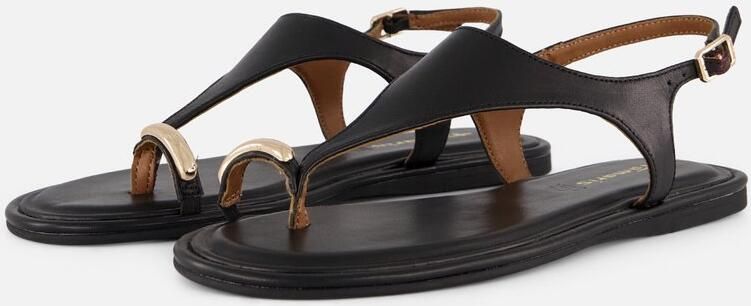 Tamaris Platte sandalen 12814246003BLK