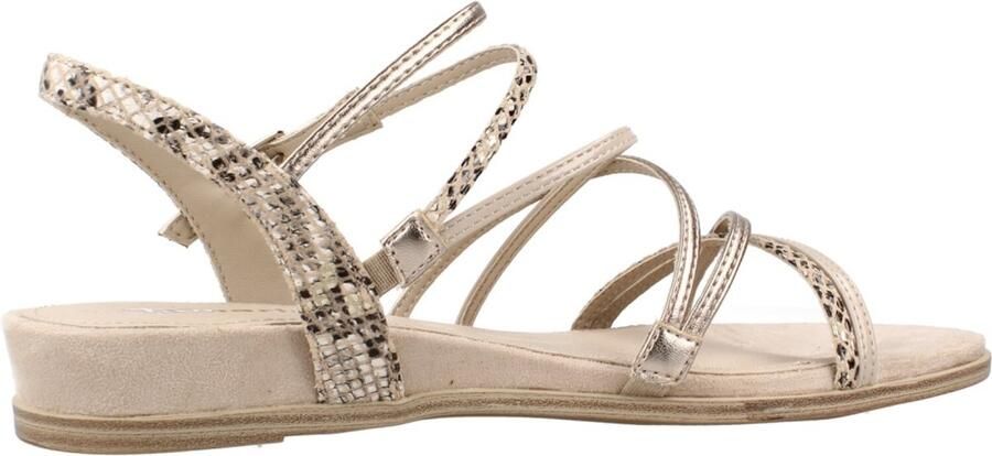 Tamaris damessandaal 1-28103-42-271 damesschoenen veganistisch M2810342 beige - Foto 2
