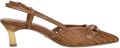 Tamaris Elegante sandalen met glamoureuze details - Bruin