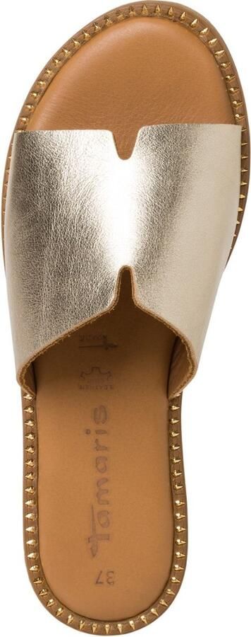Tamaris Elegante Leren Slipper Beige Dames - Foto 5