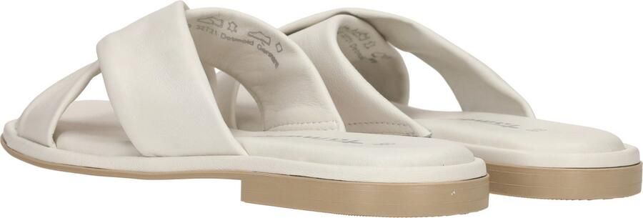 Tamaris Wit Leren Zomer Slipper White Dames - Foto 2